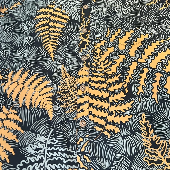 Manuheali’i Men’s Hawaiian Aloha Shirt Button Down XXL - Picture 2 of 3